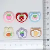 Lindos Accesorios de Resina de Frutas Fresa Uva Cereza Pasador Abanico Funda para Teléfono Móvil Hebilla para Agujero de Zapato Joyería