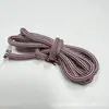 Suministro Listo de Cordón de Poliéster Trenzado Redondo de 5 mm con Patrón Vertical de Colores Vivos Cordón de Cuerda para Cintura de Pantalones Colgante de Paracord