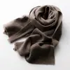 Amazon Otoño e Invierno Nuevo Bufanda de Cachemira Pura Unisex Bufanda de Cachemira Pura Larga Comercio Exterior Chal Completamente de Cachemira