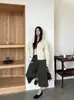 Pantalones Cropped de Trabajo Desestructurados Sueltos Estilo Old Money para Mujer T-PLATFORM Otoño 2026 Casual de Longitud Media 26007