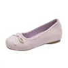 2026 Nuevos Zapatos Planos de Ballet Exquisitos Estilo Francés con Lazo para Mujer, Mocasines de Punta Redonda Poco Profundos Slip-On de Nicho para Mujer