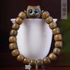 Cuentas de barril de sándalo verde DIY tamaño gatito 8 x 10 para hombre y mujer cuentas literarias para jugar fabricantes mayoristas de joyería decorativa