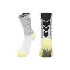 Calcetines de Fútbol Coloridos de Tubo Medio-Alto para Hombre, para Competición y Entrenamiento, Base de Felpa Engrosada con Agarre Antideslizante, Calcetines Deportivos Amortiguadores