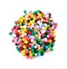 Bolas de pelúcia coloridas para artesanato DIY, materiais de enchimento para acessórios, bolas fofas de alta elasticidade para o Natal