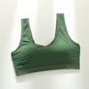 Top tubinho estilo colete de seda gelada, lindo, com bojo, para meninas, com bojo, peça única, sem aro, roupa íntima, sutiã tipo sling para mulheres