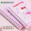 Cuaderno Sanrio Hello Kitty, Cuaderno de Espiral de Alta Calidad para Estudiantes, Lindo Diario Grueso para Niñas, Cuaderno Pequeño