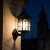 Nova Iluminação Decorativa Solar Externa Lâmpada de Parede Villa Jardim Quiosque Corredor Corredor Lâmpada de Parede Externa Pátio