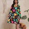 2026 Moda Femenina Transfronteriza Amazon Estilo Europeo y Americano Vestido Floral Verano Alta Gama Adelgazante Suave Vestido Primer Amor