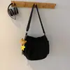 Bolso Tote de Mezclilla Casual de Moda para Mujer Bolso de Gran Capacidad Versátil Bolso de Hombro Cruzado Bolso Diario para Estudiante Universitario
