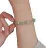 Pulsera de Grava Natural Pulsera de Cristal Natural Verde Frambuesa Pulsera de Perlas de Agua Dulce Nueva Pulsera Nicho de Lujo Ligero para Mujer 2024