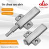 Dispositivo de retorno para porta de armário de aço inoxidável de fábrica, alça de sapateira sem puxador, dispositivo de retorno silencioso, dispositivo de retorno por pressão, atacado