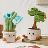 Produto Novo 2026: Caixa de Armazenamento de Tulipa Crochê à Mão, Produto Acabado em Lã Tricotada, Presente Famoso na Internet, Decoração de Vaso de Planta
