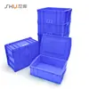 Caja Plástica Reversible Shiku con Tapa, Caja de Logística, Marco Plástico Reversible, Caja Plástica para Ferretería, Uso Especial de Logística de Almacén