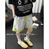 Shorts Bordados de Secado Rápido Estilo Americano Color Block para Hombres y Mujeres, Tendencia Otoñal, Deportivos para Exteriores, Sueltos, Casual, de Cinco Puntos