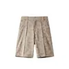 Pantalones Cortos de Carga Más Vendidos Nuevos Pantalones Tie-Dye de Verano Estilo Hong Kong Sueltos Rectos Pantalones Cortos Casuales Pantalones Cargo de Longitud Media para Hombre