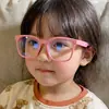 Gafas de Sol Cuadradas para Niños con Diseño de Dibujos Animados, Adecuadas para Edades 3-8, Lindas Gafas de Sol para Exteriores para Niñas, Gafas Fotocromáticas para Niñas