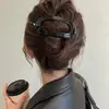 Pinza ovalada para el cabello simple y elegante para mujer, pinza de torsión de alta gama para la parte posterior de la cabeza, tamaño grande para cabello voluminoso, pinza accesorio para el cabello