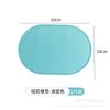 Jogo Americano de Silicone Infantil Oval Isolante Térmico Antiderrapante Lavável Tapete de Mesa Tapete de Mesa para Alunos do Ensino Fundamental Resistente a Altas Temperaturas Logotipo Impressível
