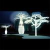 Lâmpada de cristal LED para paisagem ao ar livre multicolorida, lâmpada biônica para iluminação noturna, lâmpada para gramado Puchong