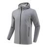 Chaqueta Deportiva para Exteriores Dijia para Hombre Secado Rápido Transpirable Cremallera con Capucha para Correr Ropa Casual Chaqueta de Manga Larga Cortavientos Transfronteriza