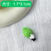 Pinza para el pelo creativa nueva de verdura artificial, lindo clip para flequillo divertido, clip lateral de pico de pato, pinza para cabello roto, accesorios para el cabello para mujeres