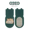 Calcetines de Piso Infantiles Transfronterizos de Amazon una Categoría Calcetines para Bebé de Algodón Peinado Calcetines para Caminar Antideslizantes para Bebé de Media Caña de Dibujos Animados