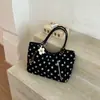 Bolsa casual grande transfronteiriça para mulheres, nova bolsa tote de bolinhas outono 2026, bolsa de ombro/sob o braço de grande capacidade