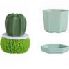 Cepillo Limpiador de Cactus de Alambre de Acero Nano para Cocina del Hogar, Cepillo Multifuncional para Fregar Ollas, Platos y Plantas en Macetas con Mango