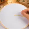 Puntada de Cruz DIY Tela Hecha a Mano 14Ct 11Ct Poliéster-Algodón Algodón Puro Rejilla Mediana Rejilla Pequeña Algodón Ecológico Bloque de Tela Blanca Tela para Bordar