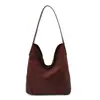 Moda Retro Elegante Versátil Bolsa de Axila para Mulheres 2026 Nova Bolsa Tote de Trabalho para Outono e Inverno Bolsa Plissada Casual Feminina