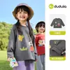 Macacão Infantil Dudu Home 2026 Outono Novo Calça de Menino Jeans de Bebê Roupas Infantis Estilosas Tendência