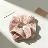 Gomas para el pelo con forma de intestino grueso, encaje multicapa, gomas para el pelo de alta elasticidad, diseñadas específicamente para moños. Suministro al por mayor para puestos de mercado, directo del fabricante