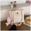Nuevo Bolso de Cadena Tipo Cubo de Lujo para Mujer 2026, Bolso de Hombro Cruzado de Moda con Patrón de Diamantes, Bolso de Mano Versátil para el Trabajo con un Toque de Alta Gama