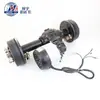 Triciclo Eléctrico Vehículo de Cuatro Ruedas Frenos de Disco Dividido Integrados Frenos de Tambor Conjunto del Eje Trasero Juego Completo de Accesorios Soporte