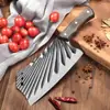 Cuchillo de carnicero Longquan, cuchillo de cocina para uso doméstico, cuchillo afilado para rebanar, cuchillo especial de chef para cortar carne, cuchillo de carnicero forjado a mano, al por mayor