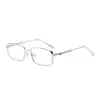 Gafas de sol Jamie New L5014 con Montura Cuadrada Moda Versátil Montura de Metal Personalidad Estilo Urbano Gafas de Sol Decorativas