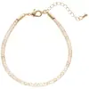 Pulseira Redonda com Grade de Zircônia Feminina Europeia e Americana Simples Design de Nicho Pulseira de Luxo Leve Alta Sensação Pulseira de Temperamento Atacado
