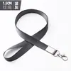 Cordão de Metal com Gancho Azul 1,5cm, Cordão Durável para Crachá de Trabalho, Tira para Crachá de Nome, Corda para Pendurar