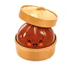 Serie de Juguetes Squishy de Pan con Cara Sonriente de Pectina DOWMOO - Juguete Suave, Lindo, Apretable para Alivio del Estrés con Rebote Lento y Característica Antiadherente