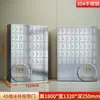 Gabinete de acero inoxidable para tazas, empleado de fábrica, estante para tazas de múltiples compartimentos, casillero de almacenamiento de taller, gabinete de almacenamiento de tazas de té para sala de descanso