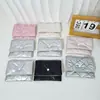 Nuevo Billetero Rosa de PU de Alta Calidad Bolsa Protectora para Identificación de Estudiante Bolsa de Cosméticos Bolsa Portátil para Niña Bolsa para Toallas Sanitarias Moderna