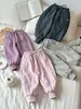 [En Stock] Pantalones de Invierno para Niña 800g 25 Estilos Nuevos Pantalones Deportivos para Niño Pantalones de Chándal para Bebé Forro Polar Engrosados Cálidos