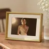 Suporte de Exibição para Porta-Retratos com Acabamento de Alto Padrão, Moldura Vazia Personalizada para Fotos de 6 Polegadas, Transformado em um Álbum de Fotos, Pôster ou Suporte de Exibição para Porta-Retratos