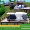 Ar condicionado móvel portátil para exterior casa móvel característica de conveniência casa bolha céu estrelado camping B&B placa de alumínio
