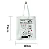 Bolsa de Lona, Bolsa de Lona para Estudante, Bolsa para Aulas Particulares, Bolsa Tote com Logo, Bolsa Branca Feita Sob Medida, Bolsa de Algodão para Armazenamento, Grande Capacidade Feita Sob Medida