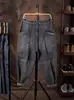 Jeans Gruesos Retro Americanos Transfronterizos para Hombre Rectos Denning Oreja Roja Ameli Pantalones Largos Hombre Invierno