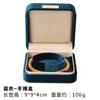 Joyería Redondeada Terciopelo Coreano Estándar Oro Pulsera Doble Caja de Joyería Almacenamiento de Joyería Colgante Collar Caja
