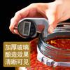 Botellas de Vidrio para Uso Doméstico para Hacer Vino, Éxito Instantáneo, Selladas y Engrosadas, Adecuadas para Encurtir Verduras, Frascos para Kimchi, Vino de Ciruela Verde Casero y Distribución de Vino