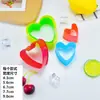 Regla de Acero Horneado Plantilla de Pastel de Cumpleaños Tabla de Tallado Molde de Regla de Acero Modelo de Medición para el Hogar Moldeado para Hornear DIY