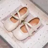 Zapatos de vestir individuales para niños con cheongsam, suela suave, zapatos de princesa, estilo nacional, para niños mayores de 6 años, zapatos de piel para niñas, primavera y otoño, nuevo estilo chino